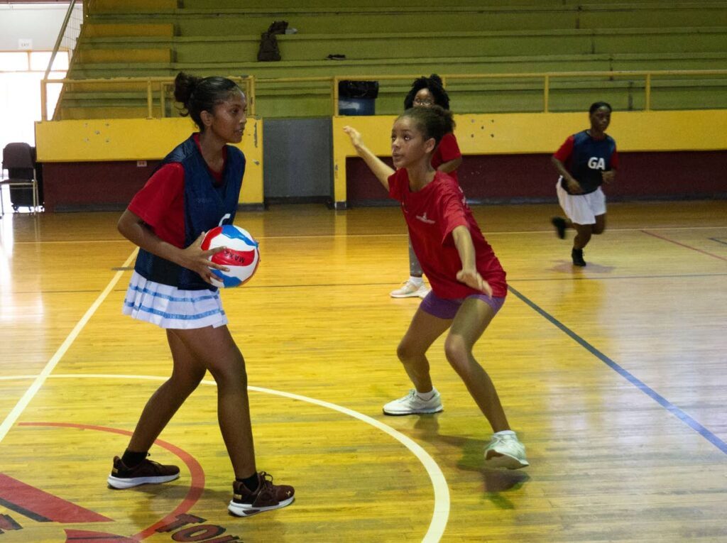 Young netballers at the 2023 youth sport camp. - (Image obtained at newsday.co.tt)